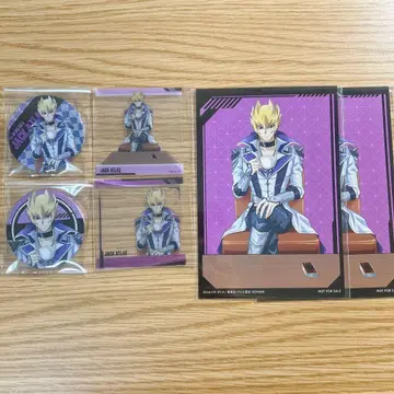 유희왕 글리터 캔뱃지, 클리어 카드, 특전 엽서 잭 아틀라스