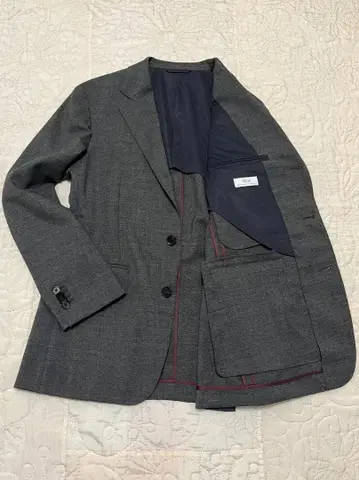 [ 새상품급 ] 유니버설 랭귀지 카노니코 테일러드 자켓 미디엄 그레이