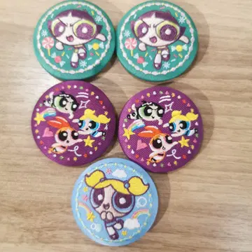 파워퍼프걸 파워퍼프걸스 자수 캔뱃지