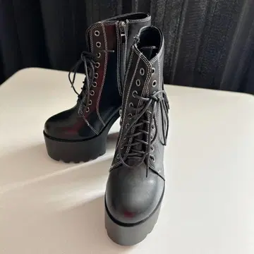 새상품 통굽 부츠 14cm 힐 GYDA EMODA 기간 한정 가격