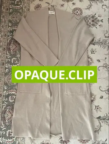 OPAQUE.CLIP 가디건 38 M 겉옷 상의