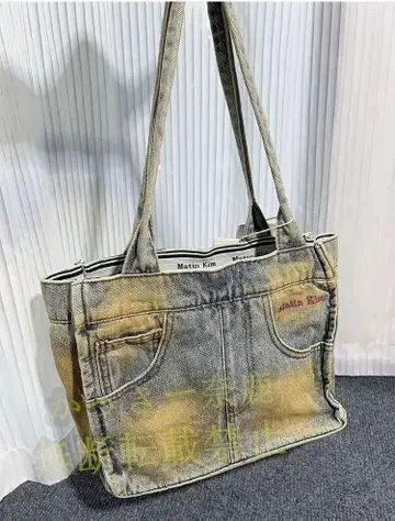 25 신 Matin Kim 데님 토트백