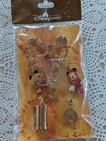 홍콩 디즈니랜드 키링 세트