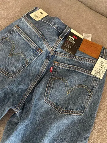 Levi's 스트레이트 데님 블루 택 포함 새상품