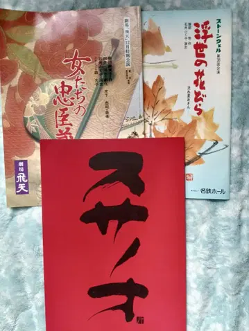 닌자 무대 팜플렛