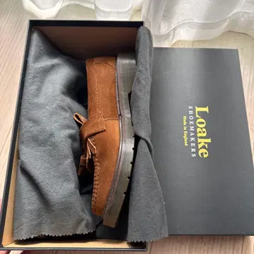 Loake 브라운 스웨이드 로퍼 태슬 로퍼