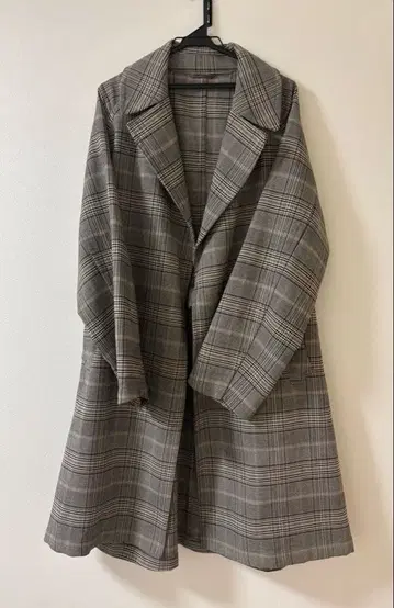 BEAMS HEART / 벨트 포함 오버코트 S 사이즈