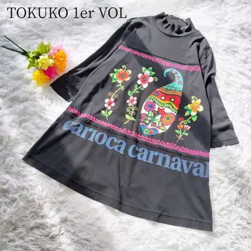 [ TOKUKO 1er VOL/토쿠코 프리미에 볼 ] 튜닉 원피스 꽃무늬