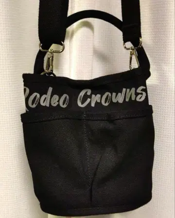 로데오 크라운 버킷 포켓 토트백 BLACK