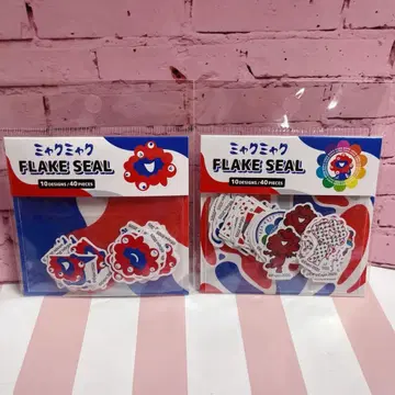 EXPO2025 미야쿠미야쿠 씰 플레이크 2개 세트