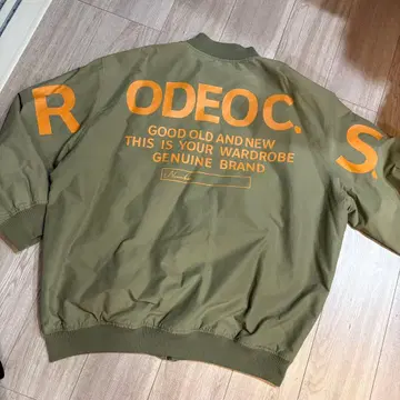 RODEO CROWNS MA-1 자켓 올리브색