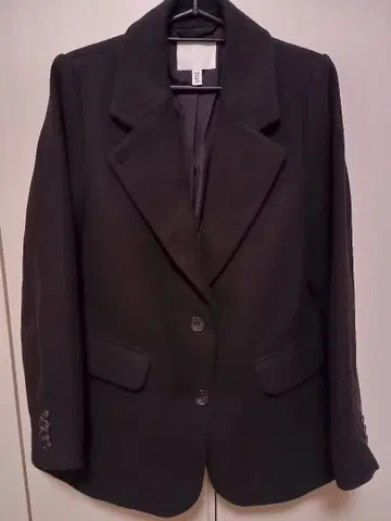 H&M 에이치앤엠 테일러드 자켓 코트 아우터 블랙 M 사이즈