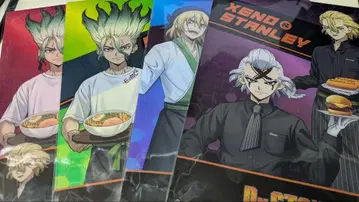 Dr.STONE 로손 스토어100 클리어 파일 전종 세트