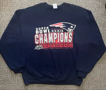 뉴 잉글랜드 패트리어츠 맨투맨 M 사이즈 네이비