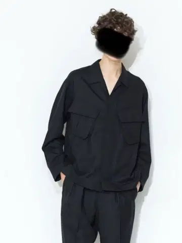 MB 하이엔드 비슈 울 퍼티그 자켓 블랙 M