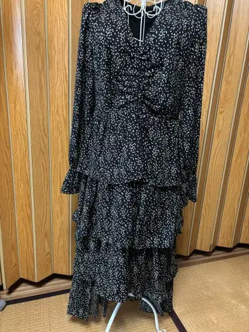 DASY 비대칭 4단 프릴 원피스 L 사이즈