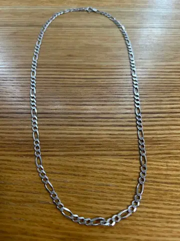 오늘만 한정 SALE 빈티지 실버 체인 목걸이