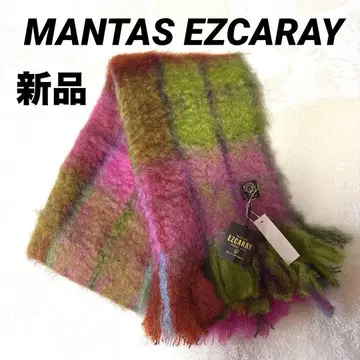 새상품! MANTAS EZCARAY 맨타스에스카라이 모헤어 머플러 스톨