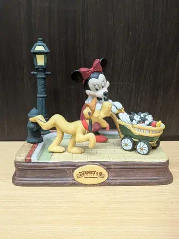 DISNEY 디즈니 입상 미니 & 플루토 삼둥이 미키