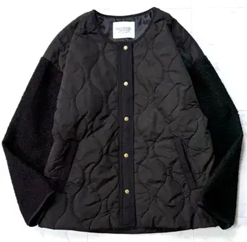 어반 리서치 퀼팅 자켓 보아 절개 블루종 F