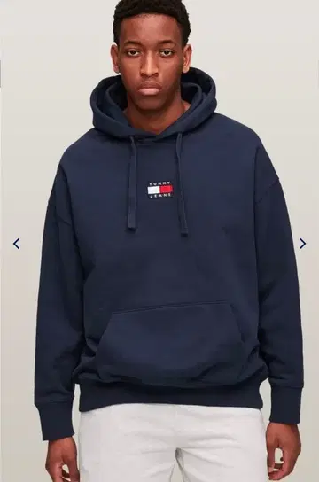 TOMMY JEANS 네이비 후드티 XL