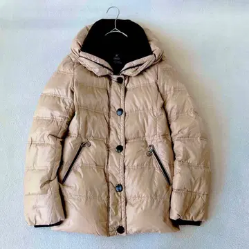 새상품급 이네드 숄카라 경량 다운 자켓 코트 베이지 L 상당