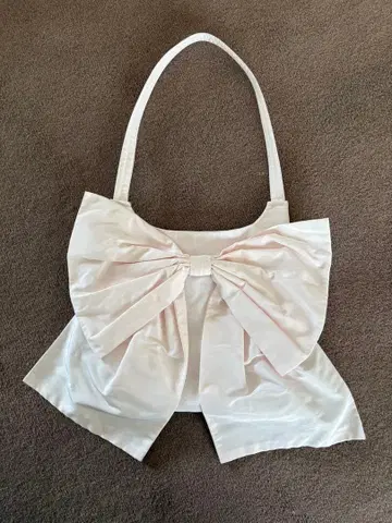 SANDY LIANG 리본 백 핑크