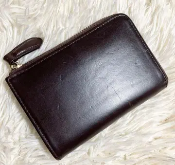 [ 새상품급 ] 슬로우 SLOW 소가죽 L자형 지퍼 동전 지갑 있음