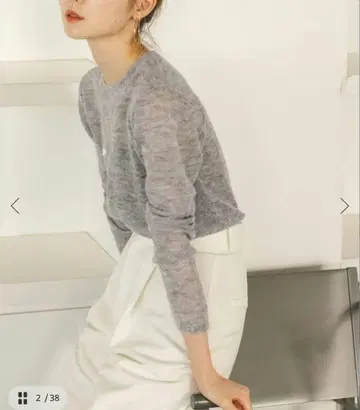 [ 택 포함 ] 노블 파인 알파카 울 시어 니트 NOBLE