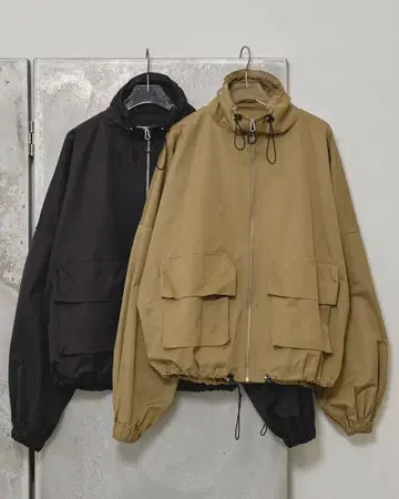 TODAYFUL 스탠드 카라 지퍼 블루종 38