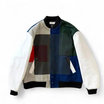 FACETASM 크레이지 패턴 바시티 자켓