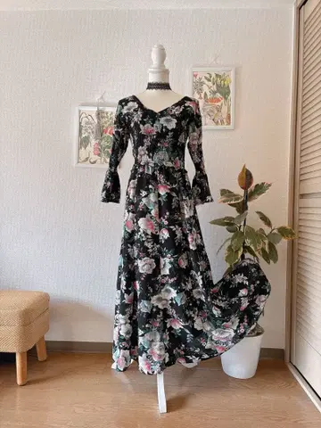 Snidel 롱 꽃무늬 원피스