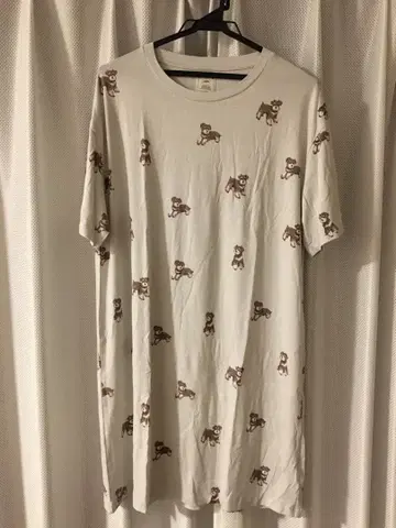 젤라또피케 한정판 슈나우저 패턴 원피스