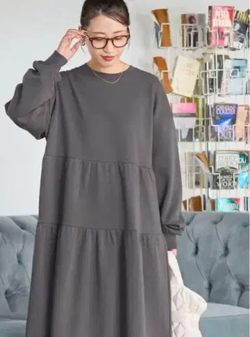 프릭스스토어 freak's store 티어드 속기모 맨투맨 원피스