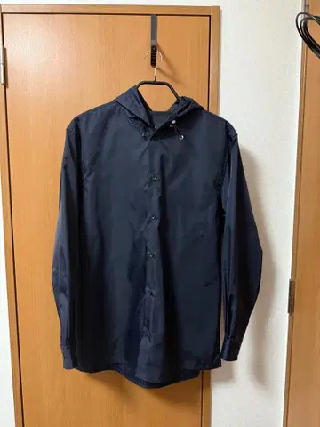 MB 나일론 후드 셔츠 사이즈 M 네이비
