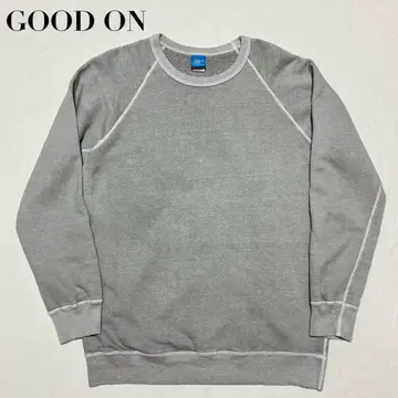 새상품급 GOOD ON (굿온) 맨투맨 트레이닝복 그레이 M 일본제