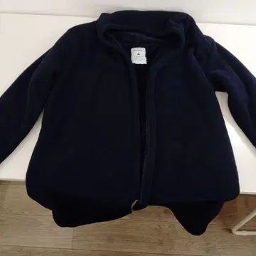 [477] niko and - 네이비 후드 부착 롱 코트