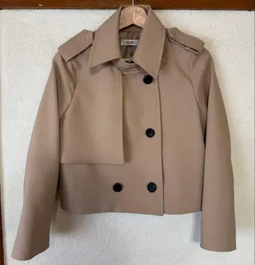 FELIM 숏 기장 트렌치코트