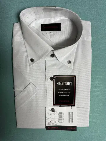 MACKENZIE SMART SHIRT 화이트 반팔 L