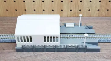 N 게이지용 역 플랫폼 디오라마