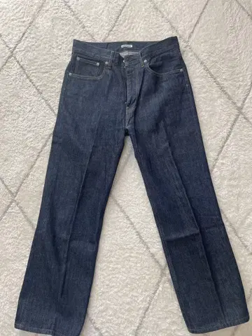 AURALEE 하드 트위스트 데님 5P 팬츠