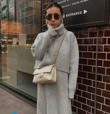 니트 슬리브리스 & 상의 셋업 M 사이즈 새상품 미사용