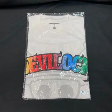 [ 미착용 새상품 ] 데비락 x 원피스 콜라보 T셔츠 화이트 M 사이즈