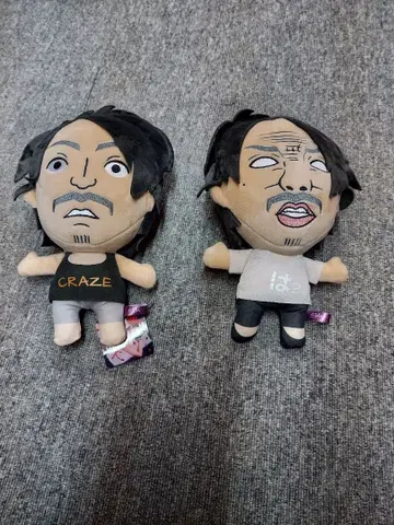 봉제 인형 캐릭터 2체 세트