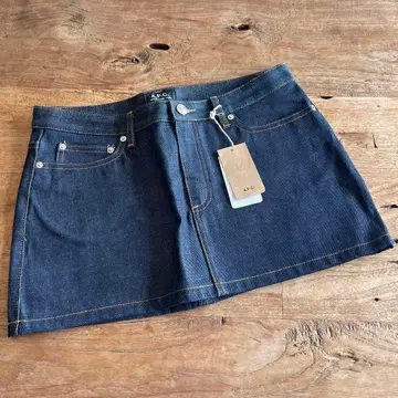 A.P.C. 데님 미니 스커트