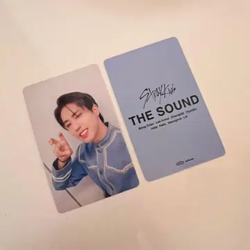 스키즈 THE SOUND 회장 한정판 혜택 트레이딩 카드 한 지성