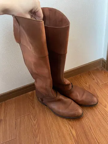 빈티지 골드 구스 롱 부츠 23.5cm