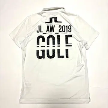 j린드버그 반팔 피케 셔츠 백 빅 로고 화이트 컬러 사이즈 L
