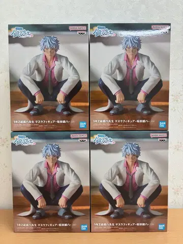 3년 Z반 긴파치 선생님 데스크 피규어 사카타 긴파치 4개 세트