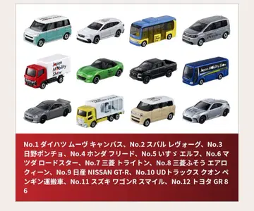 토미카 재팬 모빌리티 쇼 2025 개최 기념 12대 컴플리트 세트